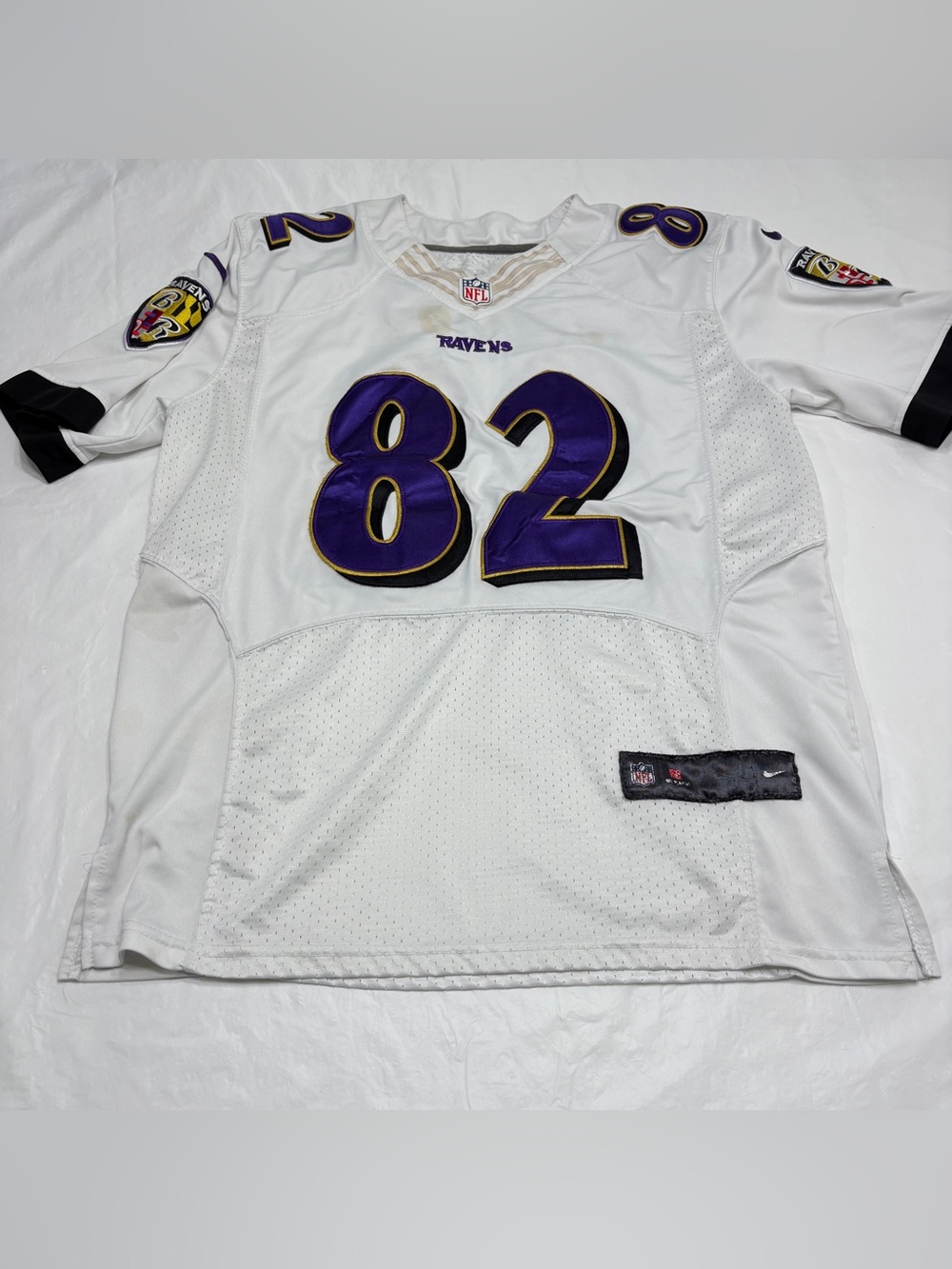 Nike On Field Jersey Torrey Smith #82 Baltimore Ravens  Measures Mens Large